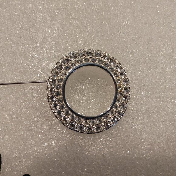 Swarovski (Crystals) Brooch in Silver-tone. Swan signed/stamped. - Picture 14 of 16